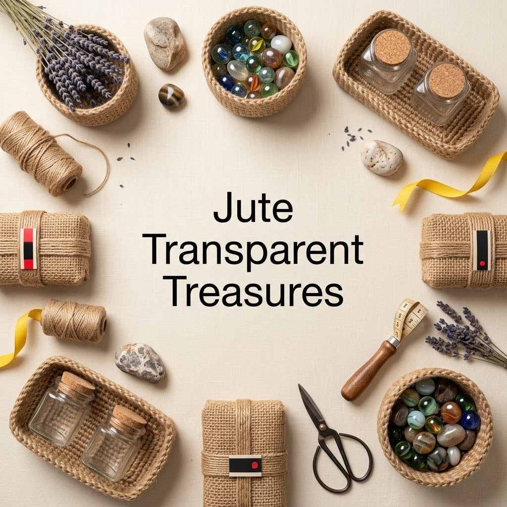 Jute & Transparent Treasures
