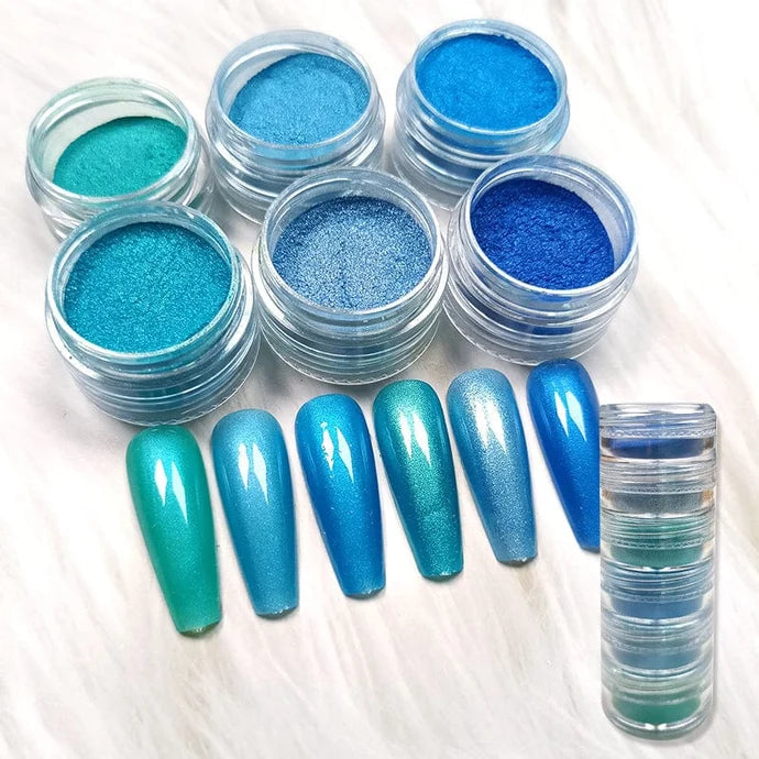6 shade pearl mica powder (O)