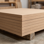 8mm MDF sheet close-up — smooth base board for resin art and craft making, Surat