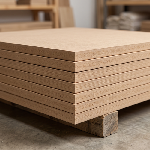 8mm MDF sheet close-up — smooth base board for resin art and craft making, Surat
