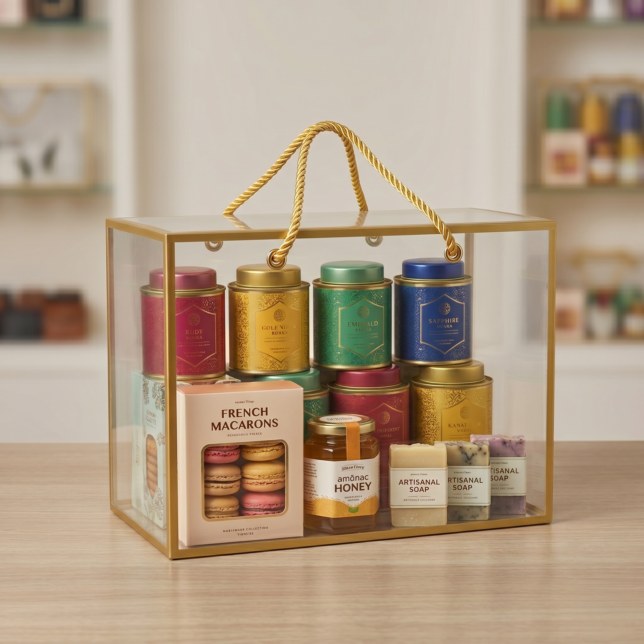 PVC Display Rope Hamper Box