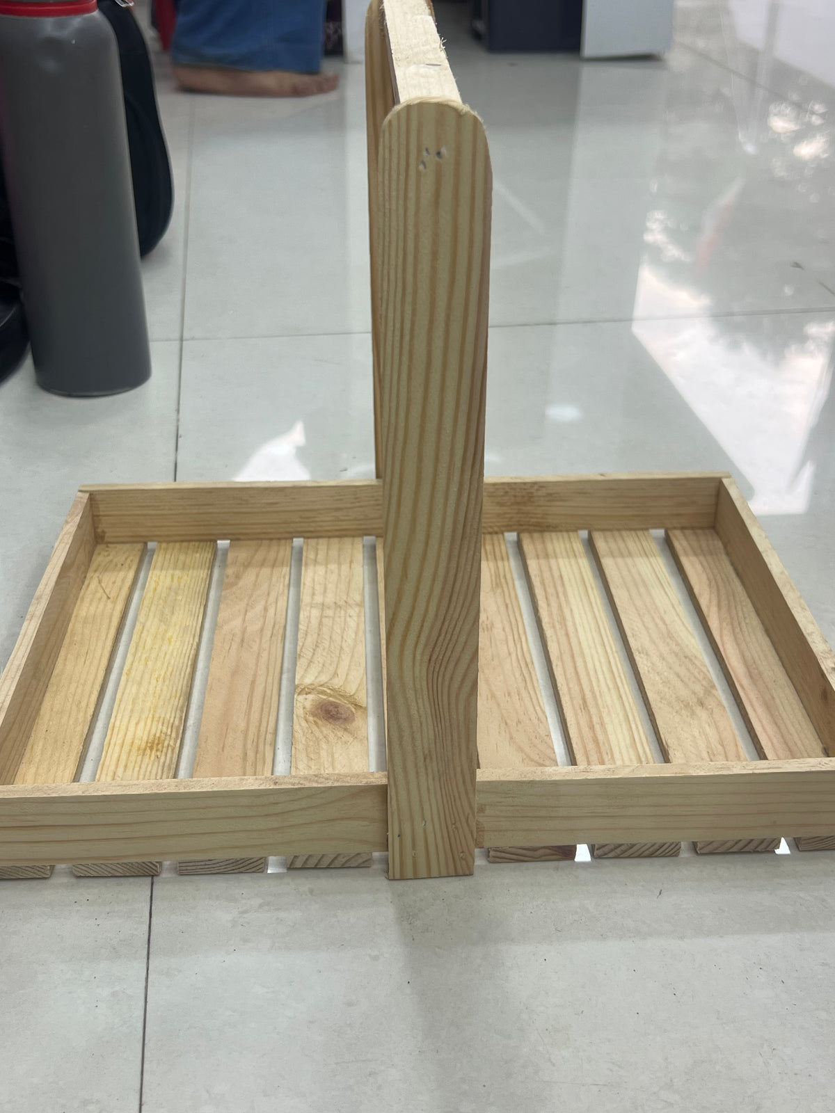 Pinewood Patti Tray Basket