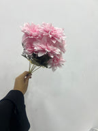 🌸 Artificial Pink Dahlia Flower Bunch
