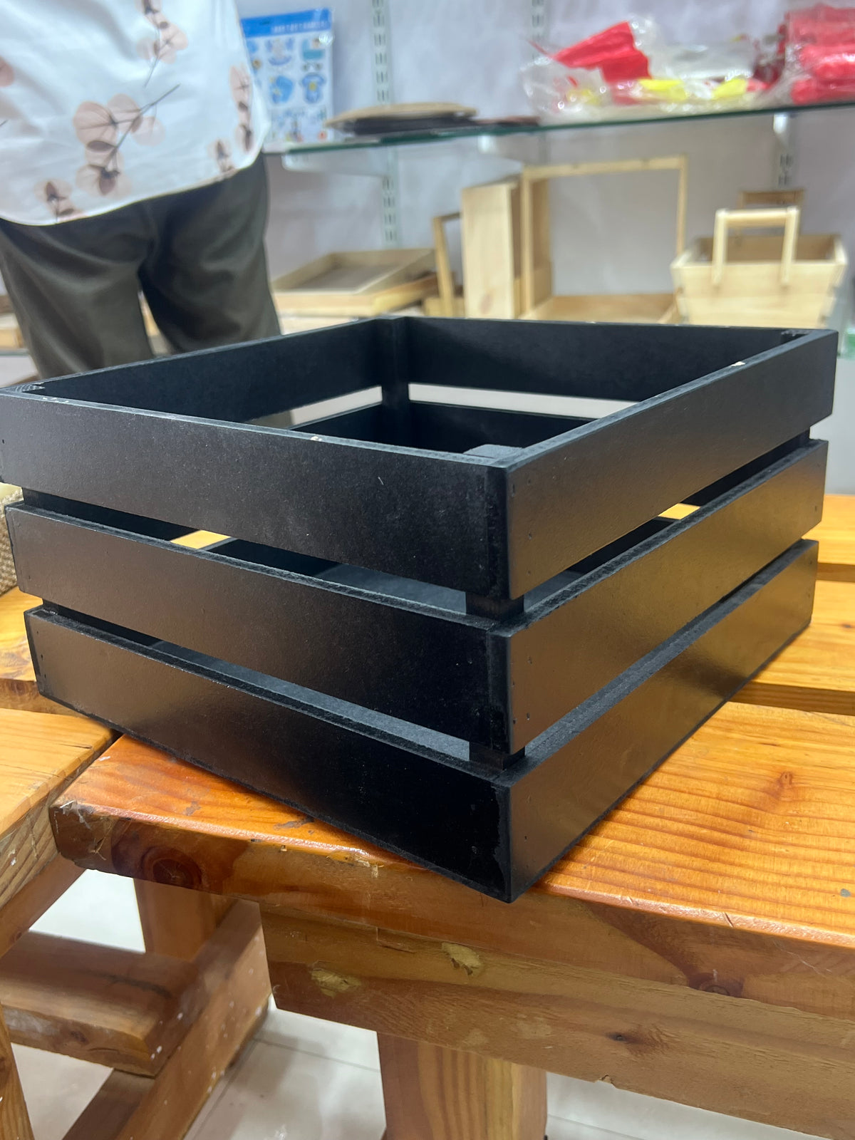 Wooden hamper box | Best for gourmet and hamper decoration