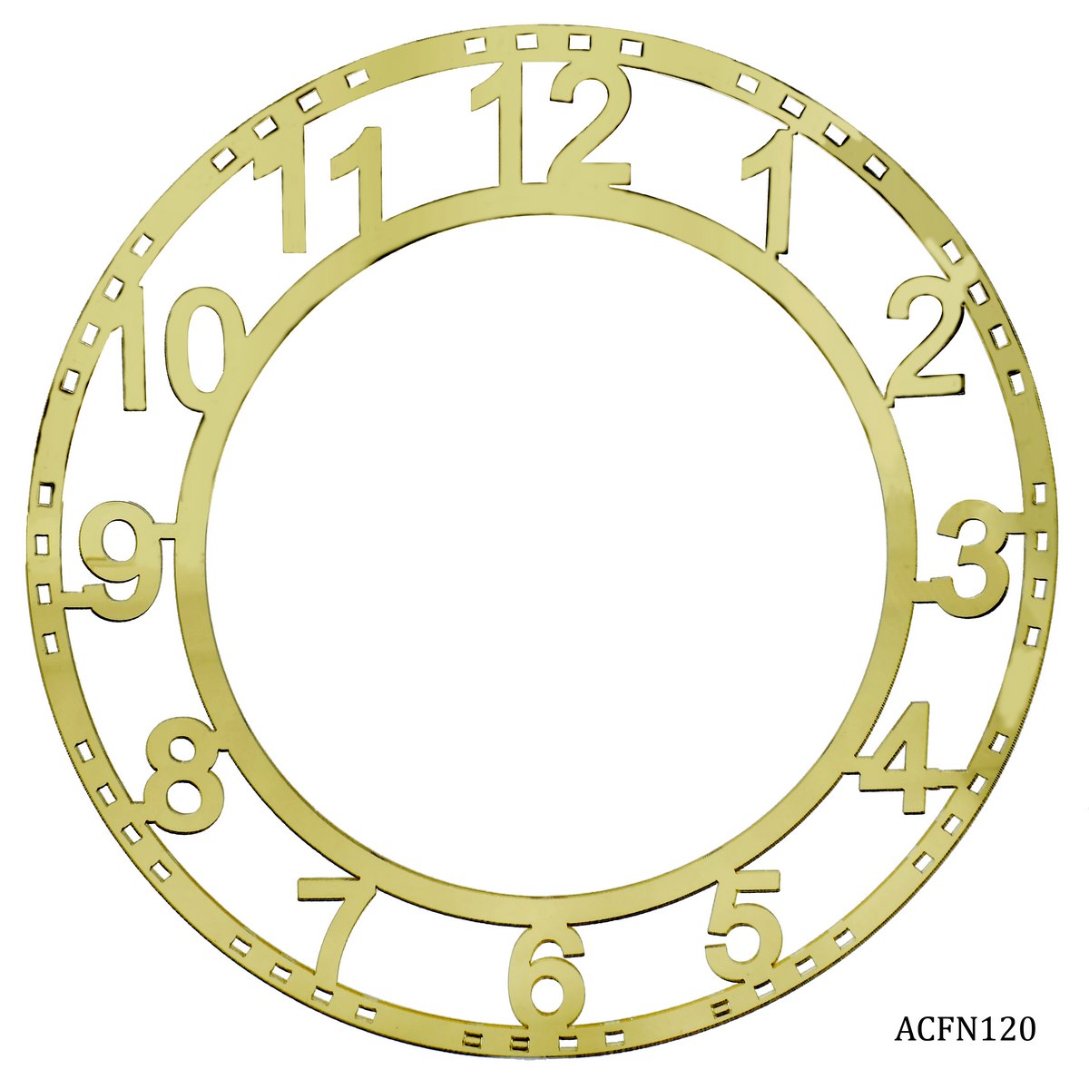 Acrylic clock frame