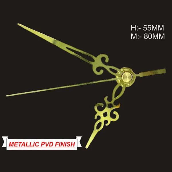maharaja hands gold clock needle