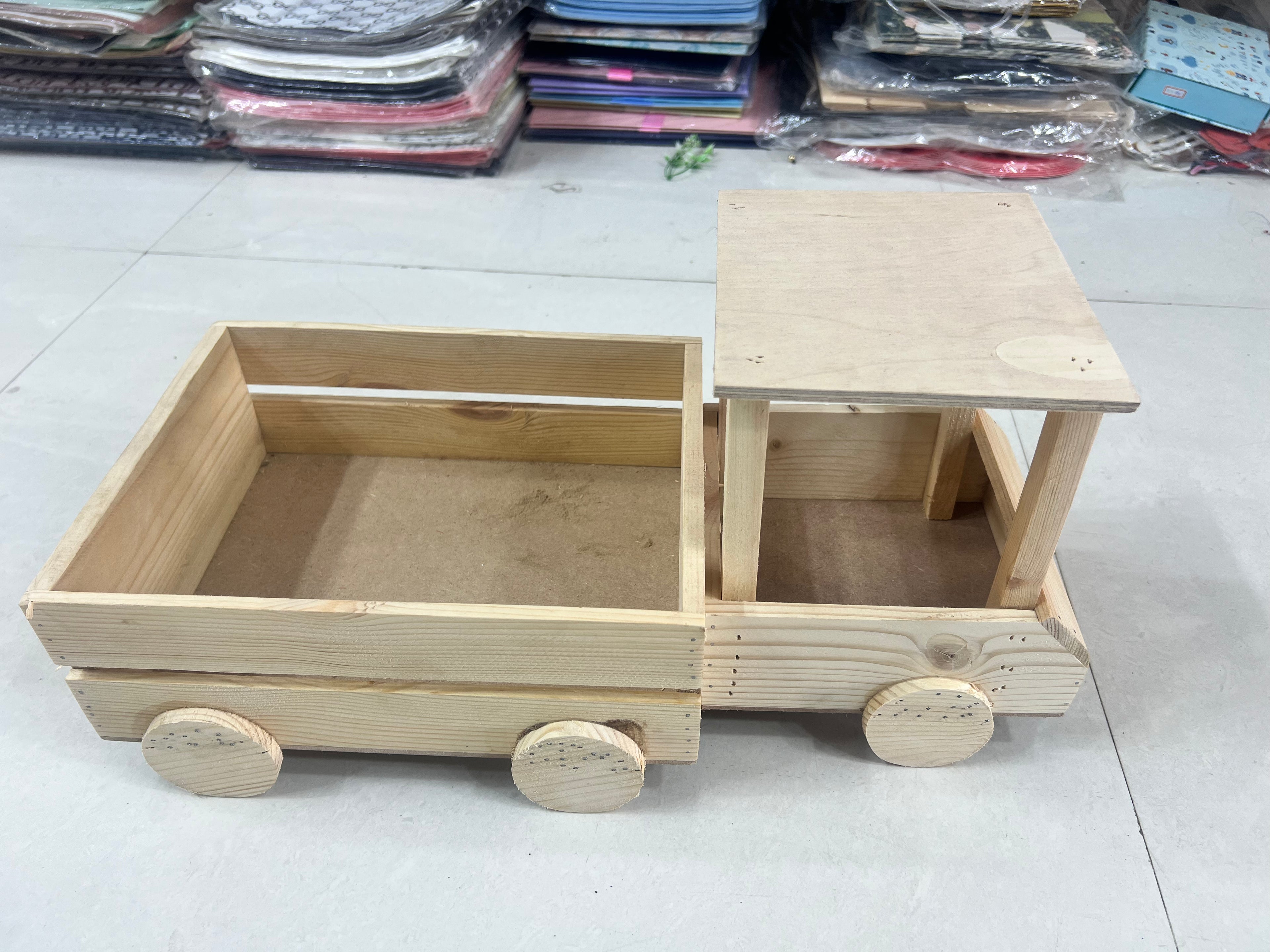 Wooden Gift Truck crate Basket | for New born baby accessories | Festive Hamper | Dry fruit packaging