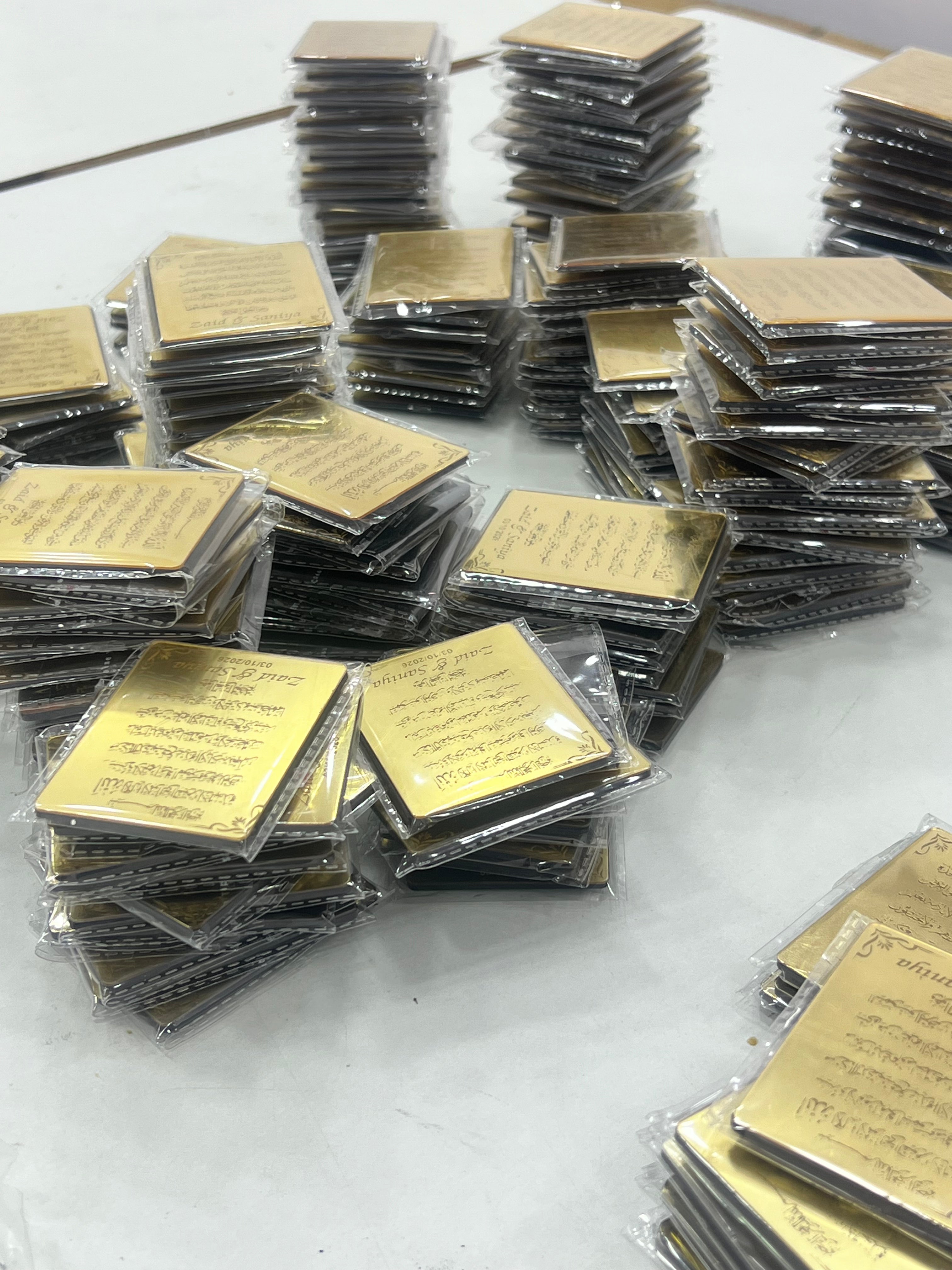 Acrylic ayatul kursi fridge magnets