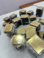 Acrylic ayatul kursi fridge magnets