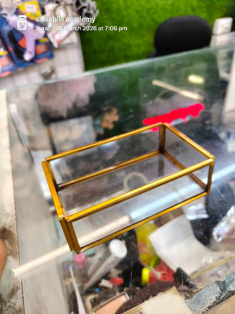 small matel gift glass boxes