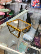 small matel gift glass boxes
