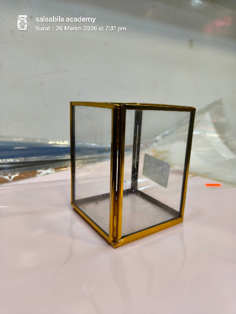 small matel gift glass boxes