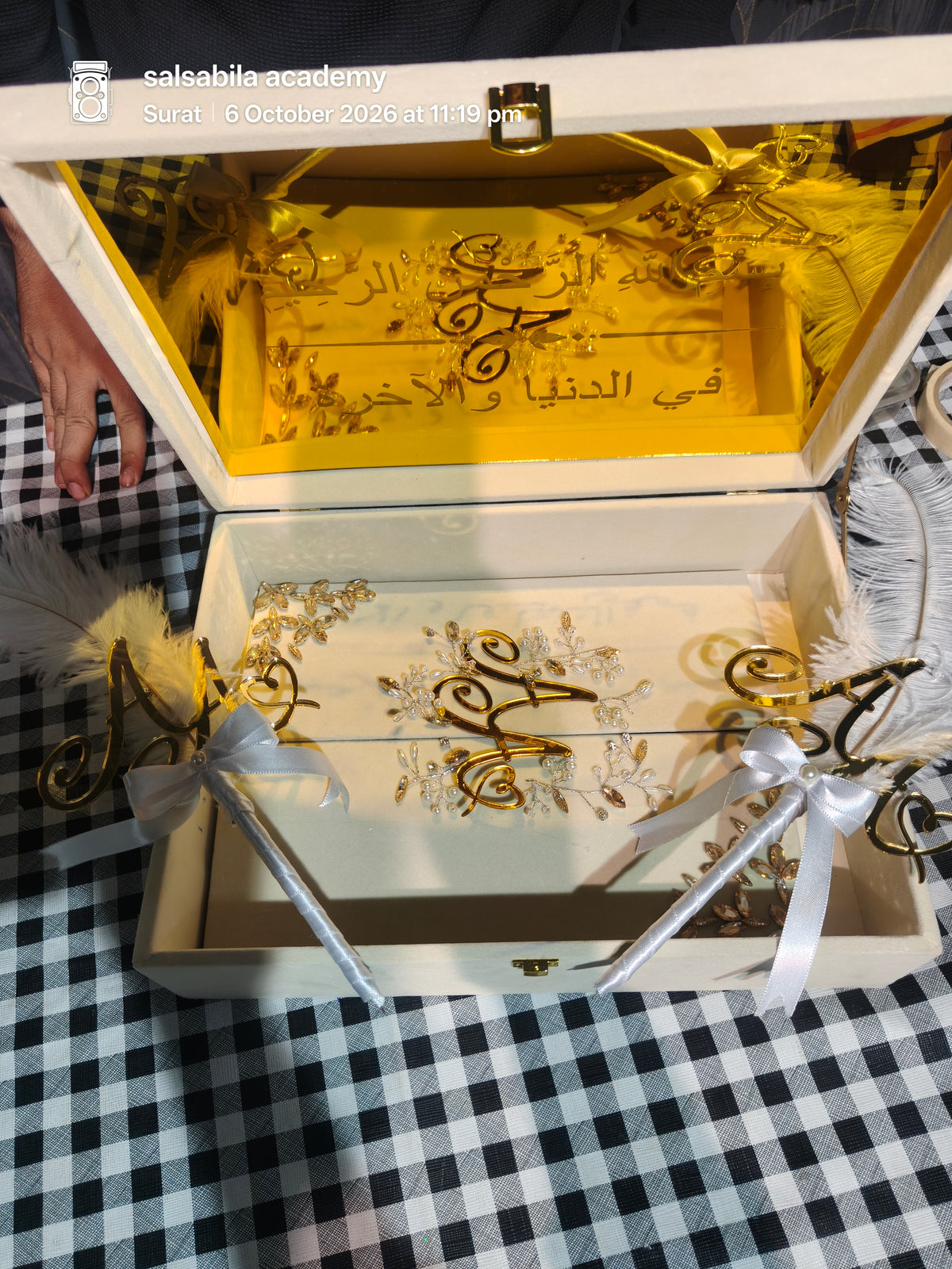 Stone work Nikah Nama Trending - Nikah File, Nikah Booklet, Nikah Pen 2 pieces