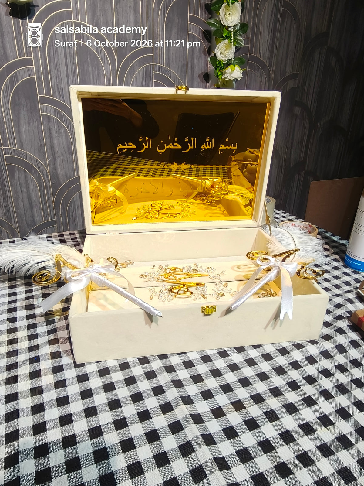 Stone work Nikah Nama Trending - Nikah File, Nikah Booklet, Nikah Pen 2 pieces