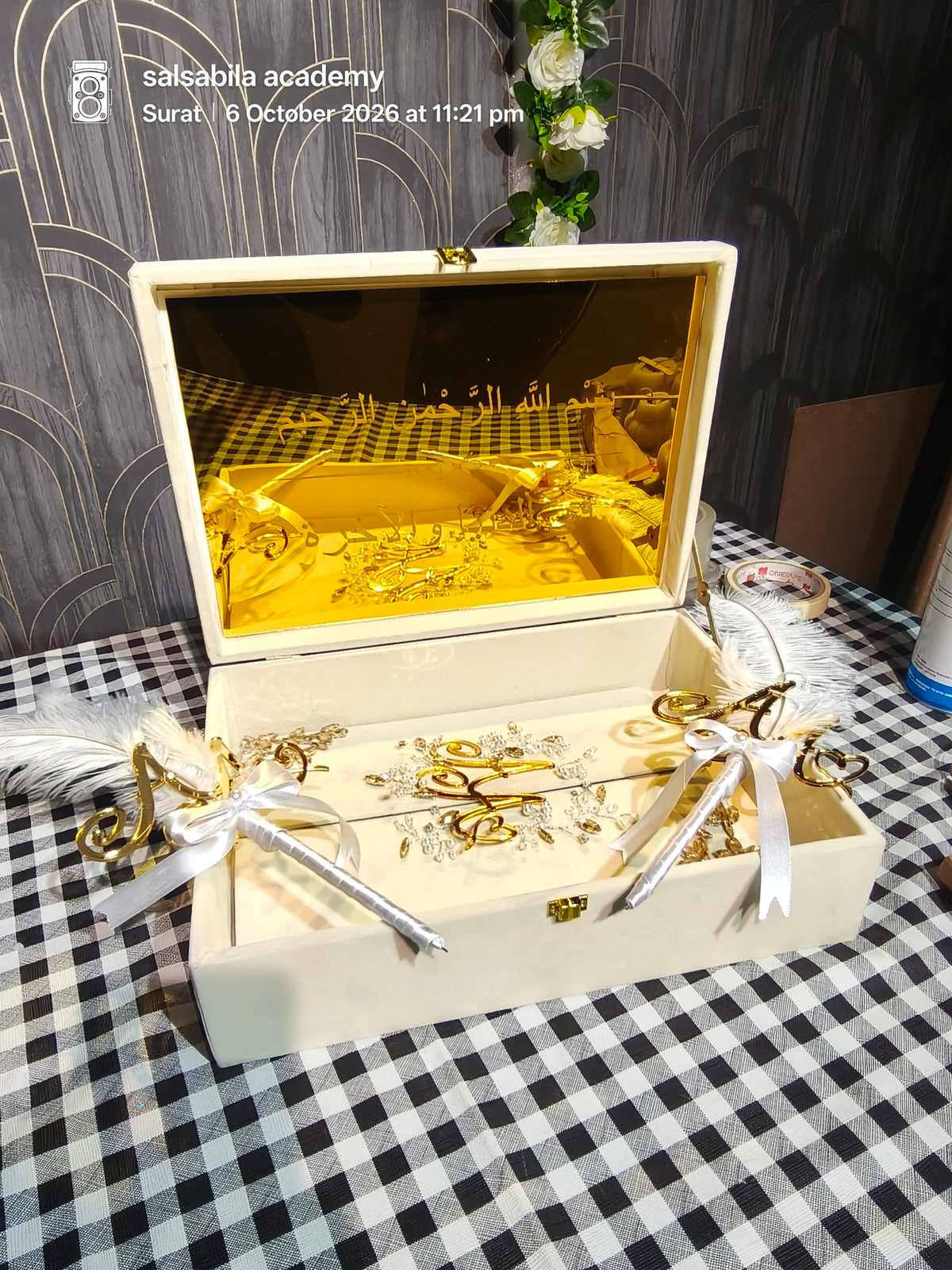 Stone work Nikah Nama Trending - Nikah File, Nikah Booklet, Nikah Pen 2 pieces