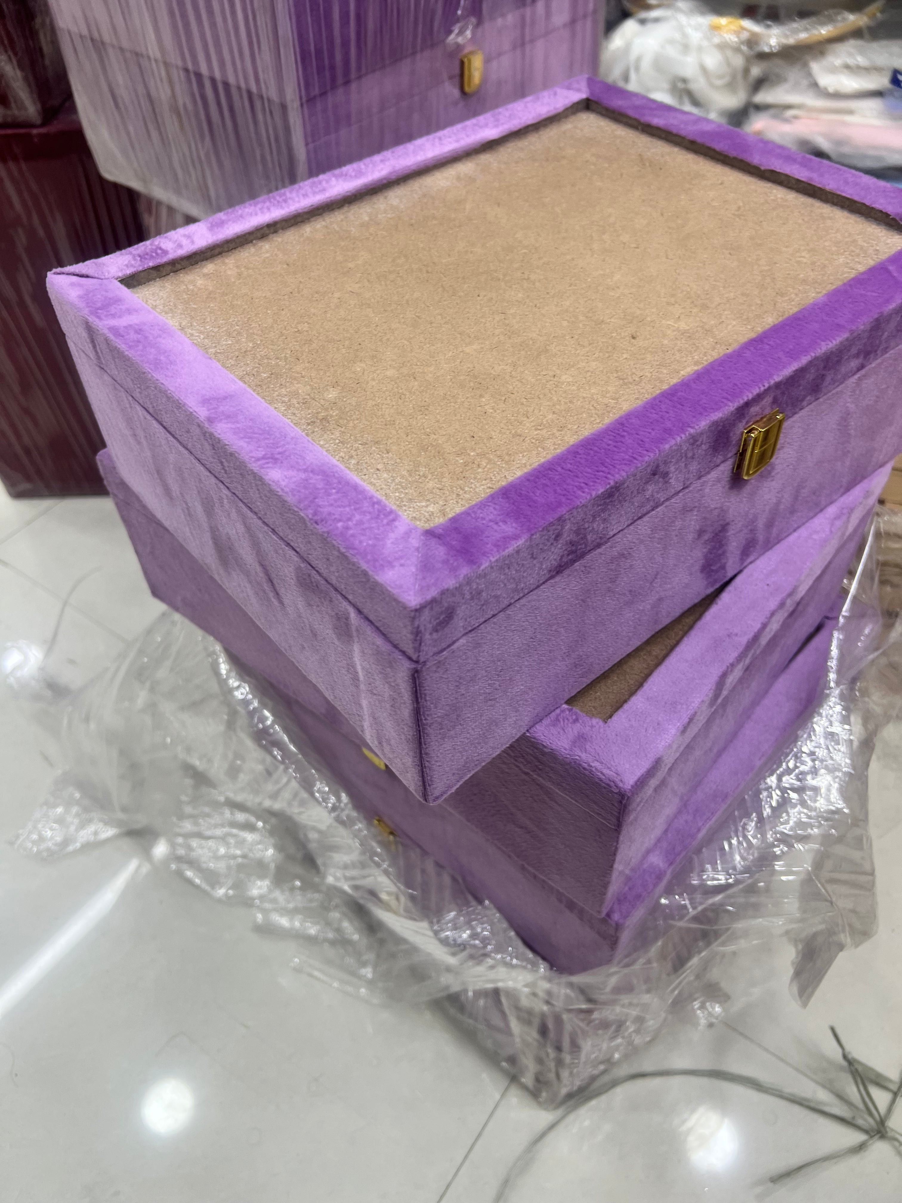 Resin Quran Box | Handmade Velvet Quran Gift Box for Nikah & Wedding