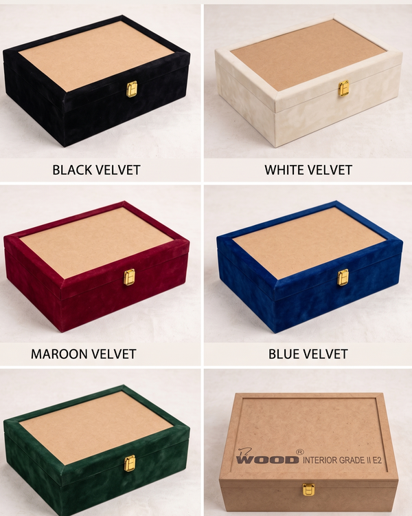 Quran Gift Box | Resin Art Velvet Quran Box for Nikah, Eid & Wedding Gift