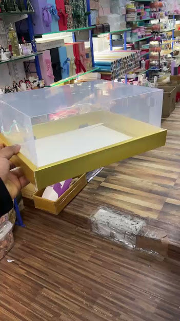 Transperant Rectangle pvc box