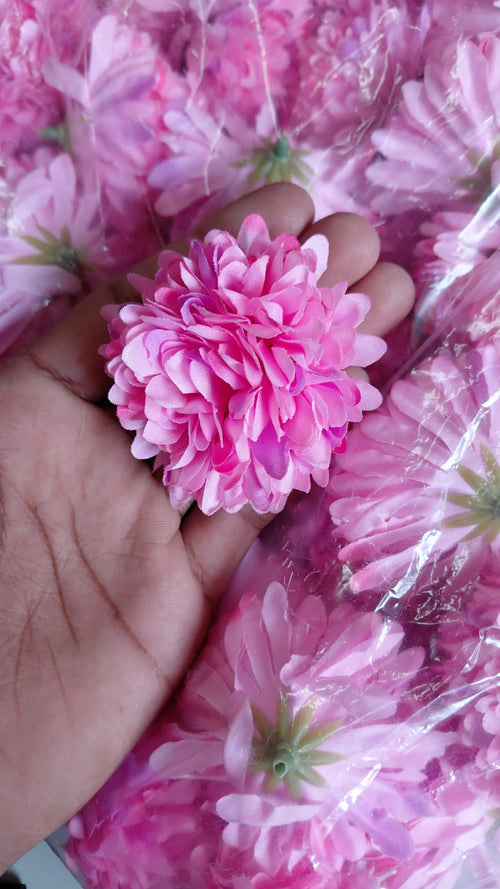 Premium Faux Floral Bloom Collection – Artificial Chrysanthemum & Dahlia Heads