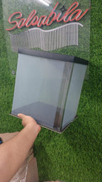 Cabin (Square) Top Lid Transparent PVC Box | Cake Tall box | Hamper Box