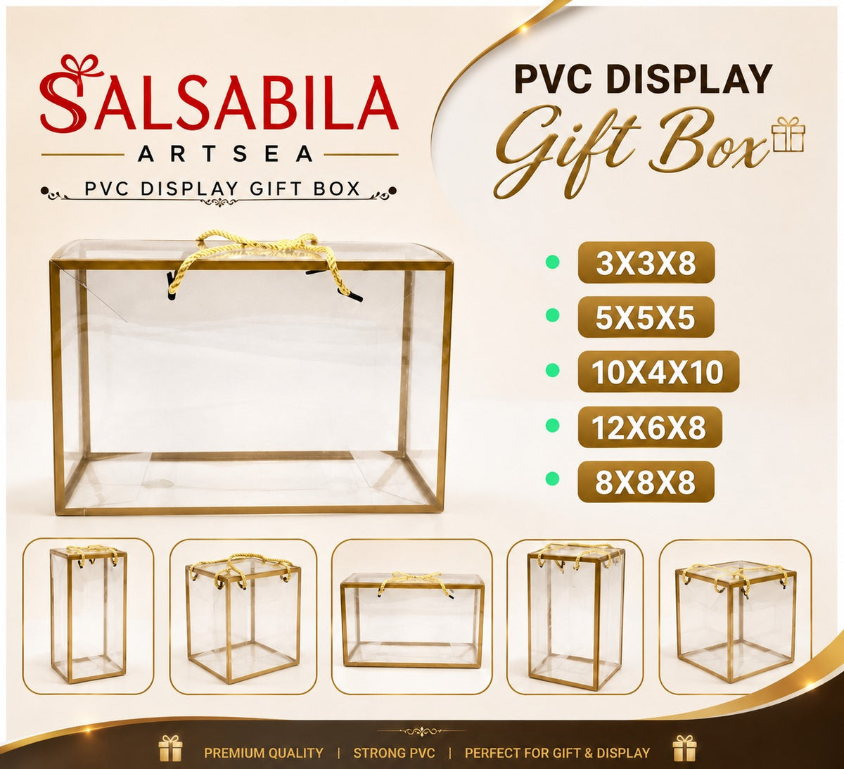 PVC Display Rope Hamper Box