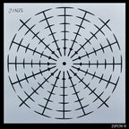 Stencil Number Placement - Resin clock accessories