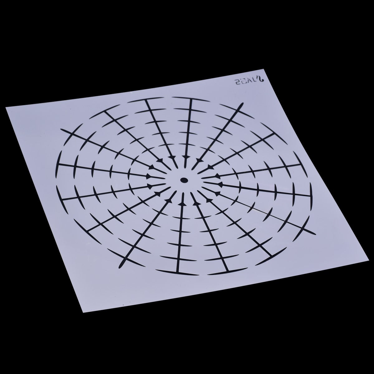 Stencil Number Placement - Resin clock accessories