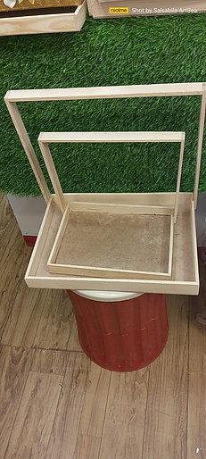 Hanging Wooden Tray for Haldi & Mehndi