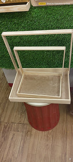 Hanging Wooden Tray for Haldi & Mehndi
