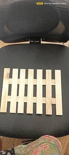 Wooden Double Layer Tray