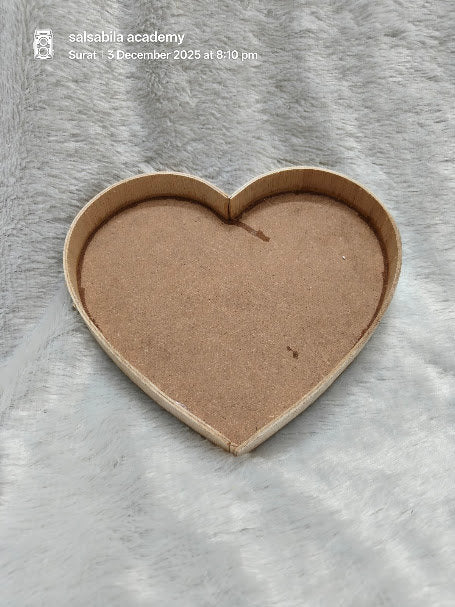 Heart-Shaped MDF Serving | Gifting Tray
