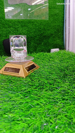 Salsabila Rotating Display Stand with Glass Domeerly Platter