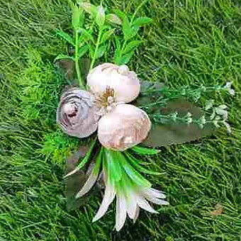 Artificial Flower Brooch for Gift & Trousseau Packing – Elegant Floral Accessory