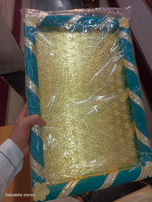 Designer fabric tray
