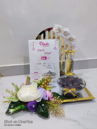 Acrylic Body Golden Frame