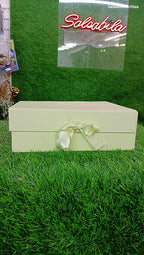 Plain Ribbon Trunk Collapsing Hamper Box