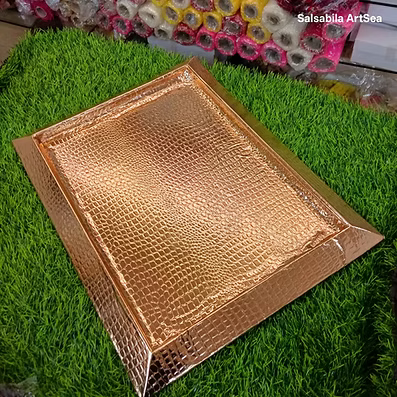 Crocodile Printed Tray For Decoration