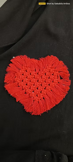 Handcrafted Macrame Heart – Artisan Boho Wall Decor & Keepsake