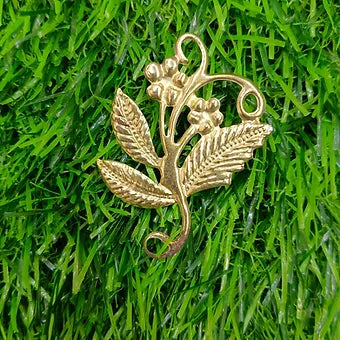 Metal Tree Branch Leaves with balls