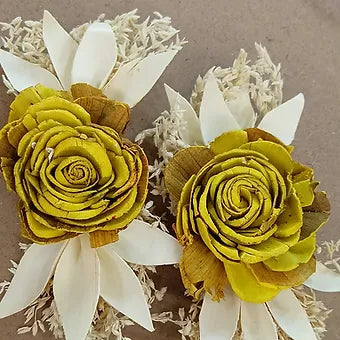 Dry Rose Wooden  Flowers