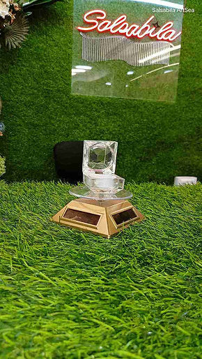 Salsabila Rotating Display Stand with Glass Domeerly Platter