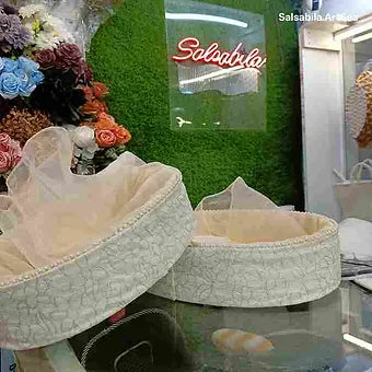 CLUSTER OVAL NET HAMPER BASKET