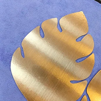 golden Mdf palm leaf