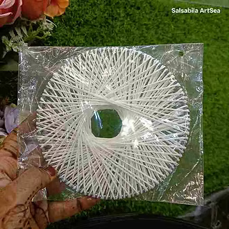 Handcrafted Circular Macrame Wall Hanging – Boho Chic Home Decor
