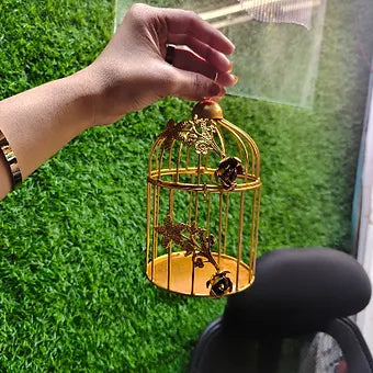 Decorative Metal Bird Cage Tea Light Candle Holder