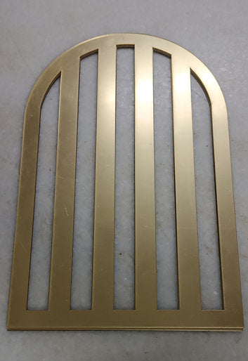 Acrylic Body Golden Frame
