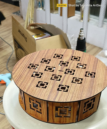 MDF Shine chocolate Wooden Box