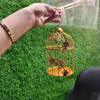 Decorative Metal Bird Cage Tea Light Candle Holder