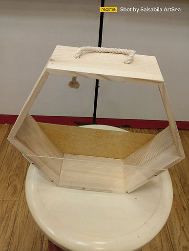 Wooden Pinewood Basket