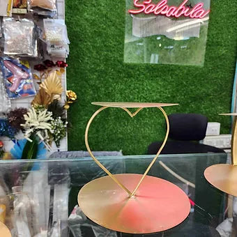 Metal Heart Spacer Stand for cakes
